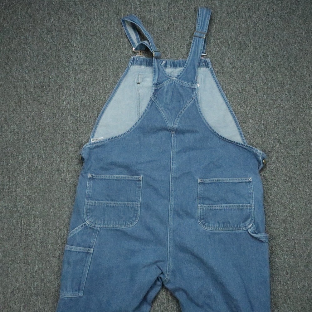 Carhartt Overalls Men 40x34 Loose Fit Denim Bib Straps Workwear 104672 - Picture 5 of 12